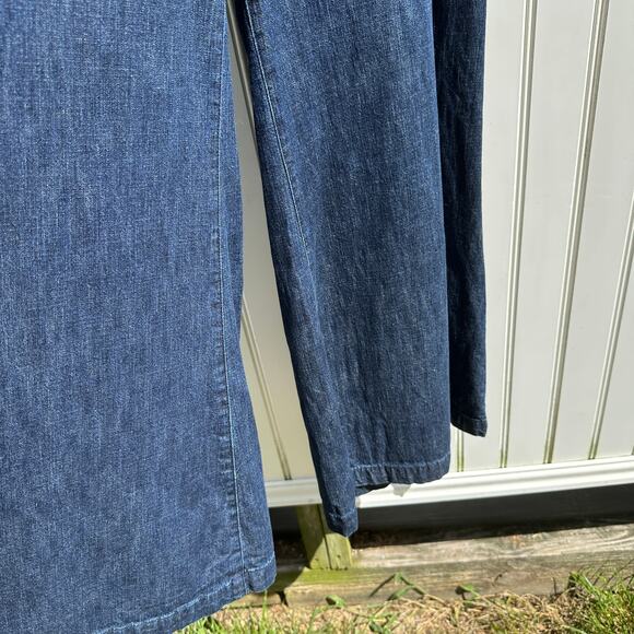 Rachel Comey Absolute Pant Wide Leg Flare Jeans Dark Indigo Denim Size 4 EUC - Picture 15 of 16